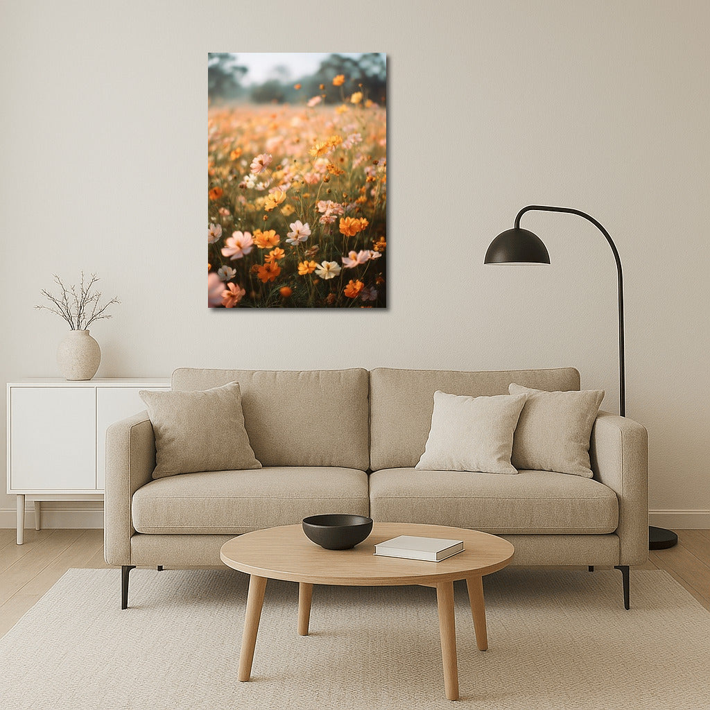 Flower Paradise: Cosmos in Sunlight