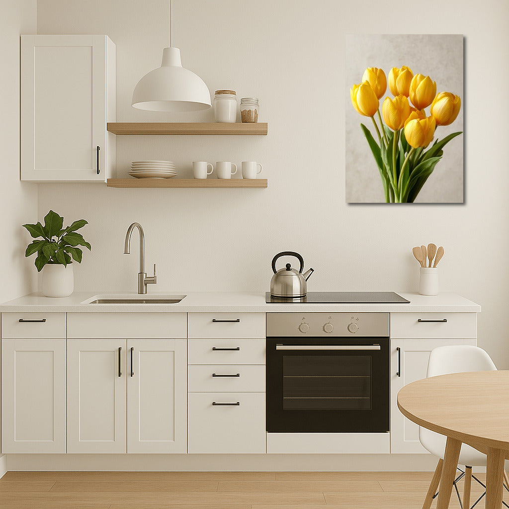 Sunny Tulips: Spring Bouquet for Comfort