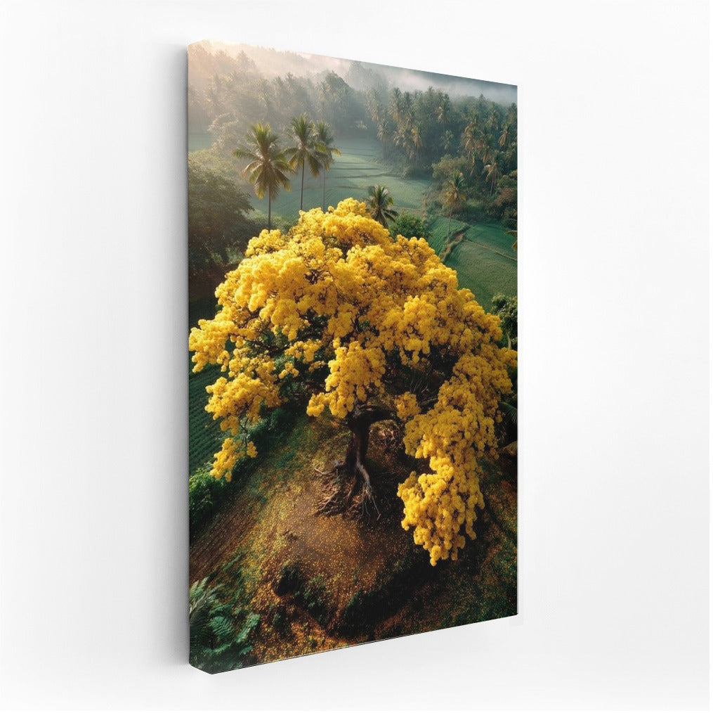Sun Tree: Abundance of Yellow Flowers