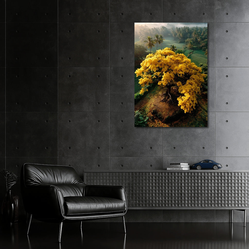Sun Tree: Abundance of Yellow Flowers