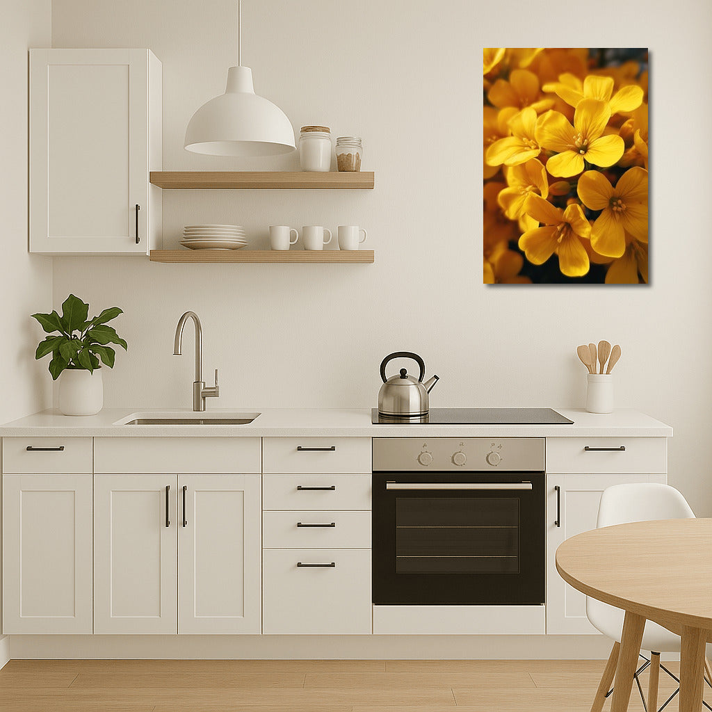Sunny Rapeseed Flowers: Warmth and Comfort in the Interior
