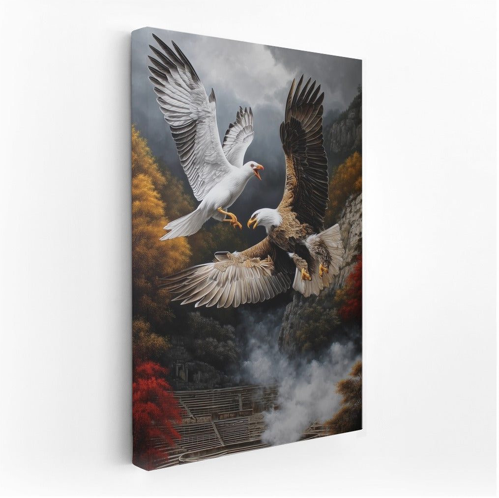 The Eagle and the Seagull: Flight Over the Ancient Arena