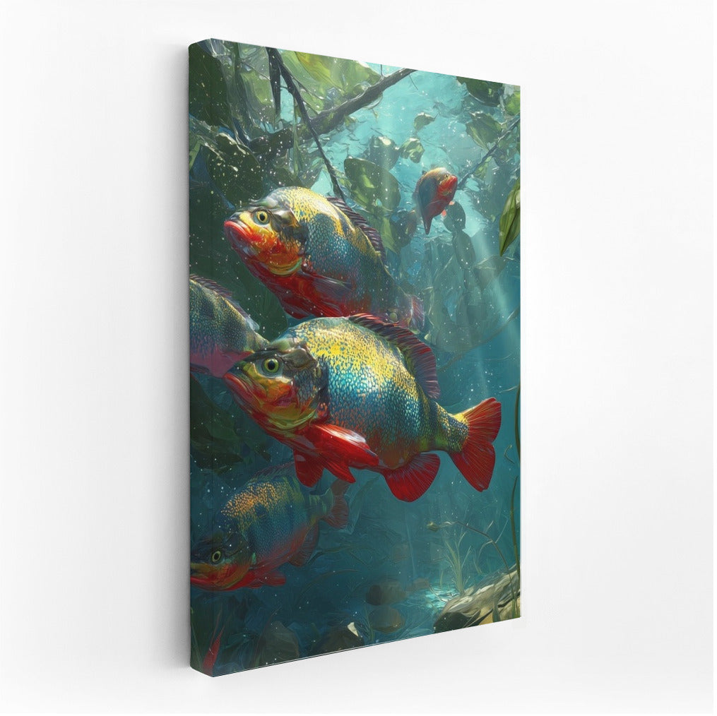 Glow of the Underwater Groupers: The Picturesque World of the Deep Sea