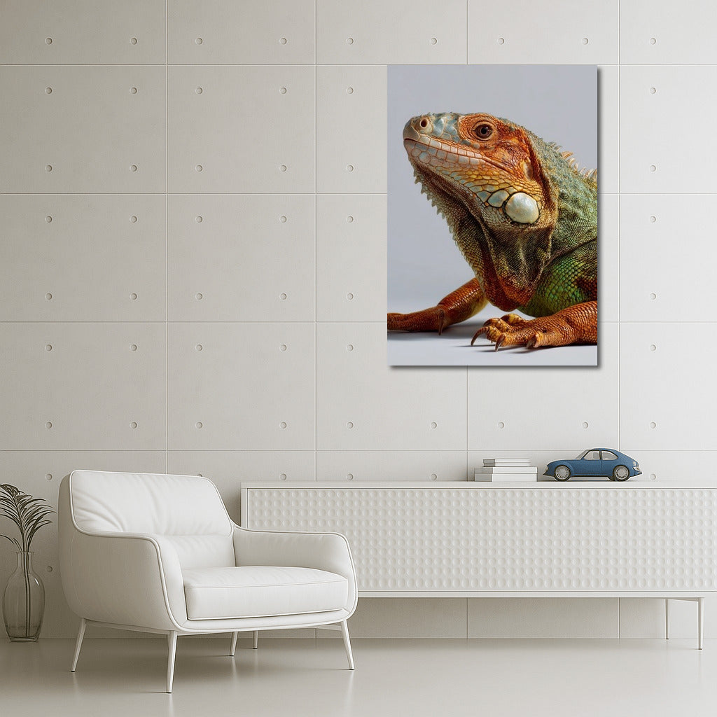 Emerald Iguana: Exotic Charm for Interior