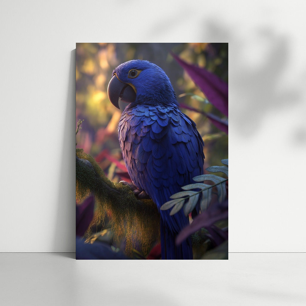 Majestic Blue Macaw: Tropical Atmosphere for Your Interior