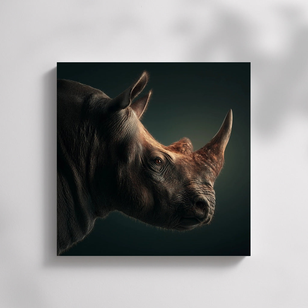 Horned Lord: The Majesty of the Rhinoceros on Your Wall