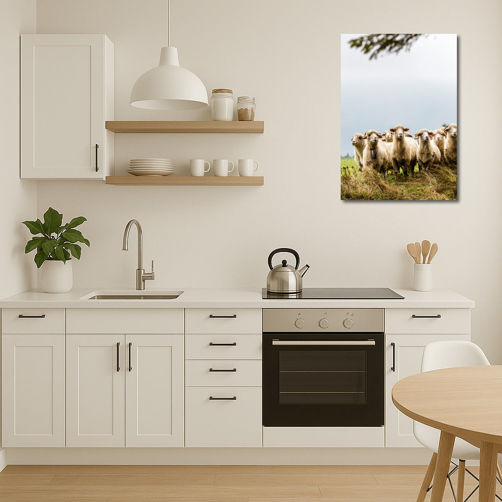 Country Idyll: Sheep in the Interior