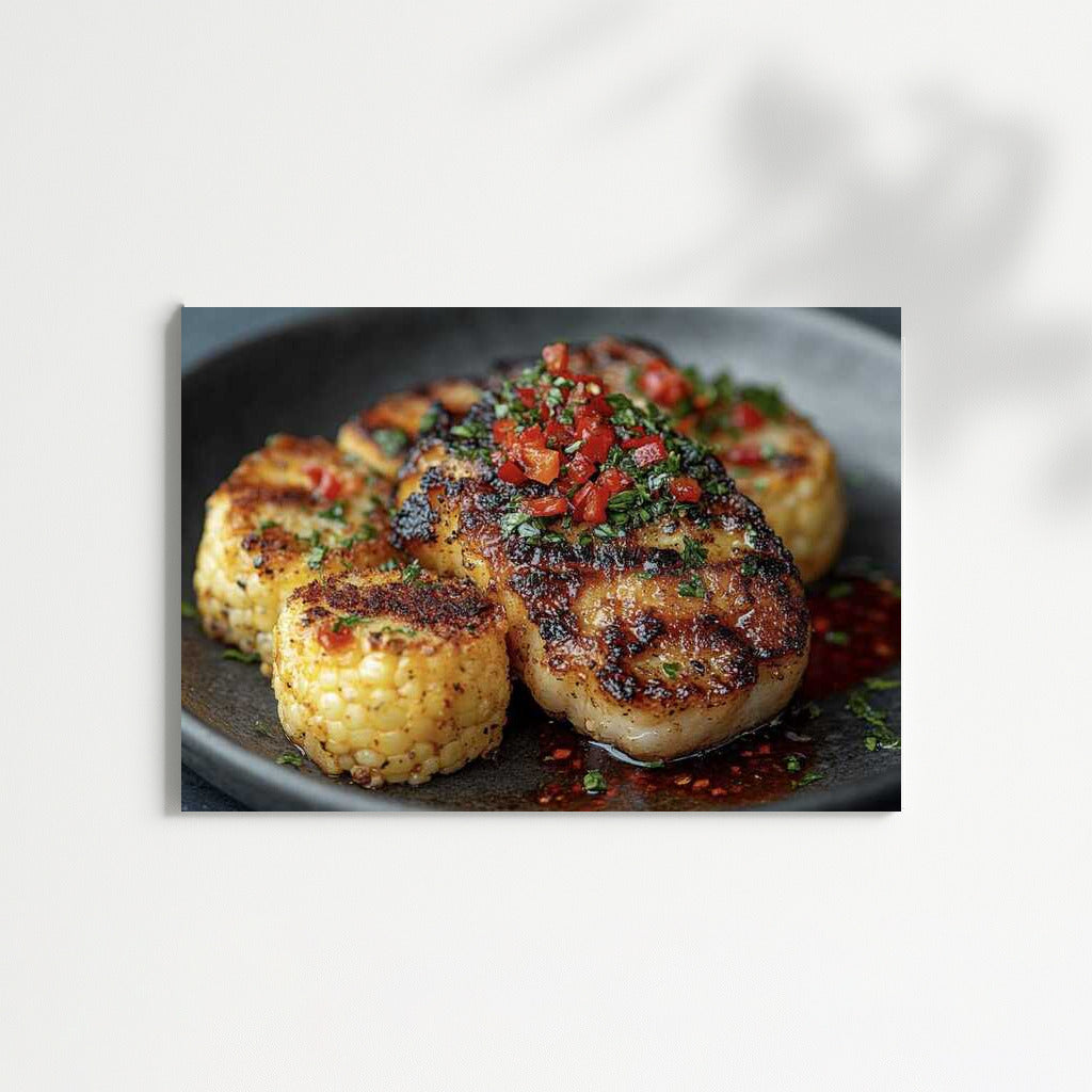 Juicy Steak with Red Pepper and Corn: Inspiration for Culinary Masterpieces