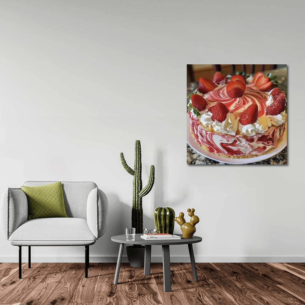 Sweet Temptation: Strawberry Cake
