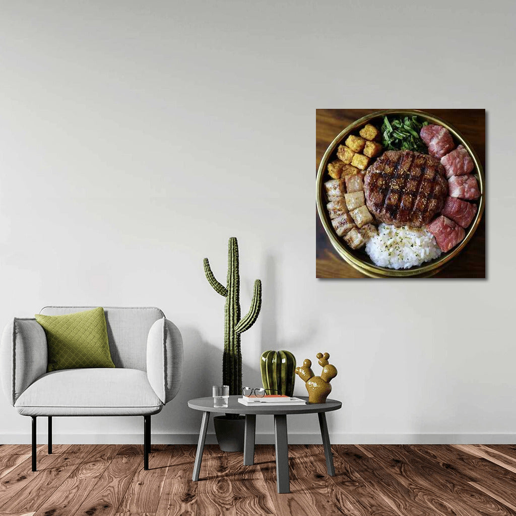 Gourmet Mix: Meat and Rice for Inspiration