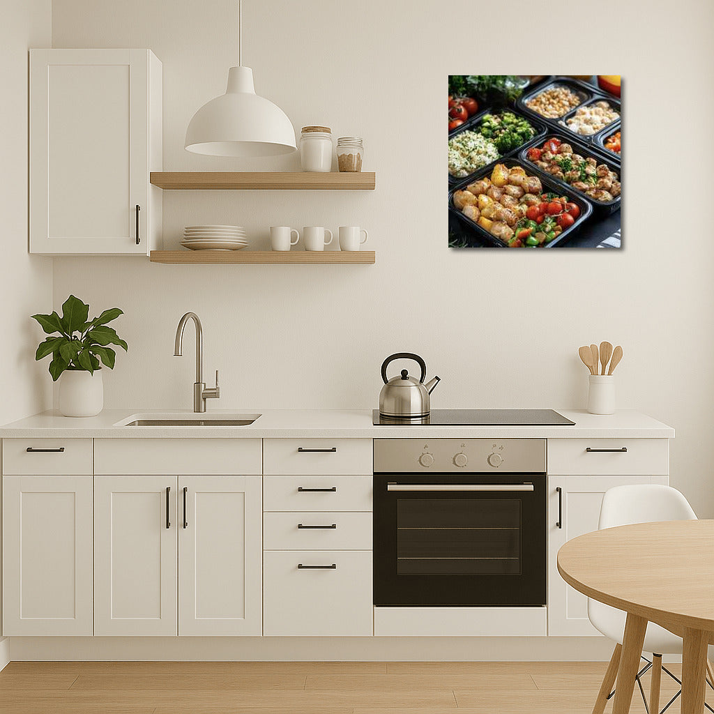 Culinary Symphony: Bright Vegetables and Juicy Chicken Fillet