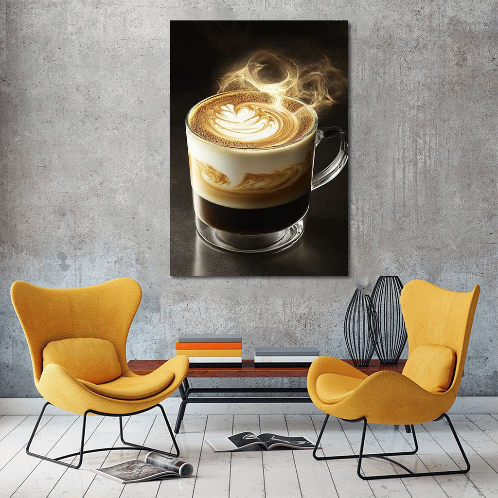 Magical Latte Pattern: Cozy Mornings with a Double Shot