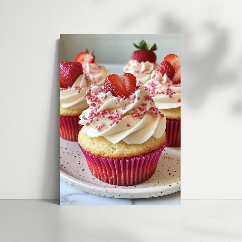 Sweet Perfection: Strawberry Cupcakes
