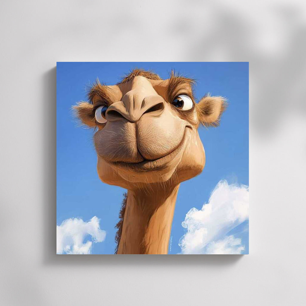 Funny Camel: Funny Caricature for Your Walls