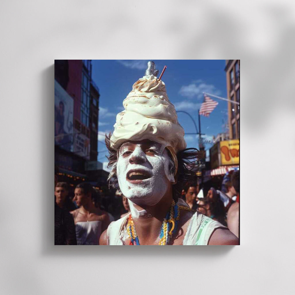 Joke Face: Ice Cream on a Hat