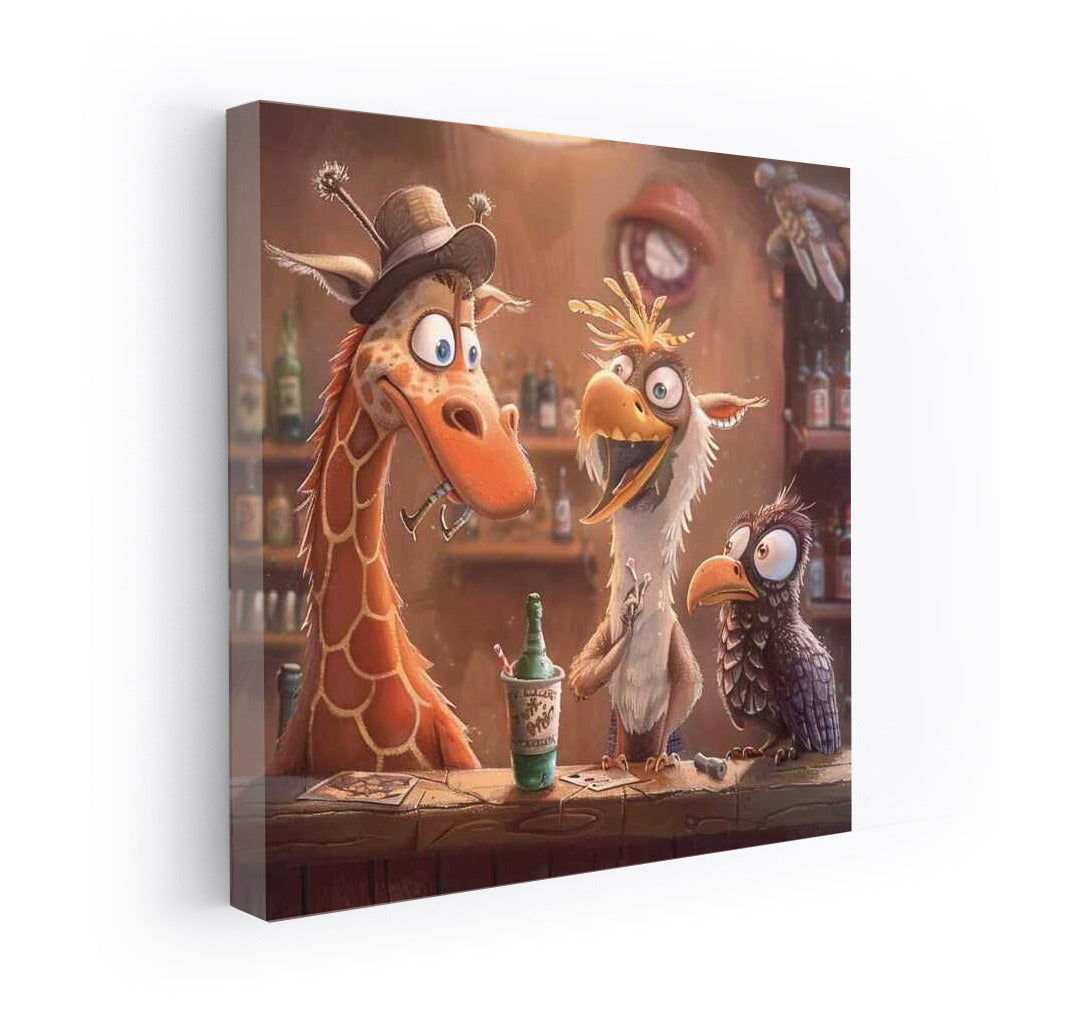 Giraffe and the Birds: Cocktail Follies