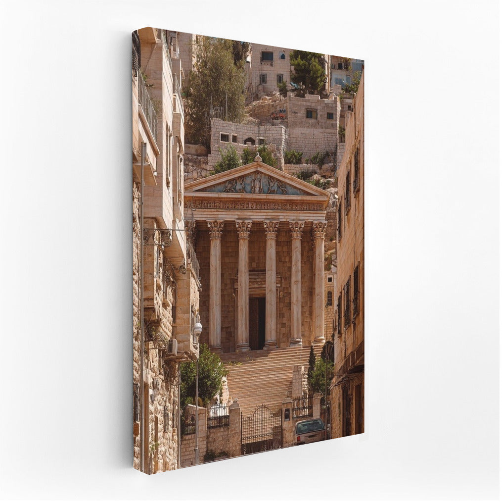 Ancient Grandeur: Panorama of Athens in Warm Tones