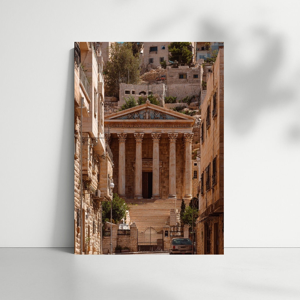 Ancient Grandeur: Panorama of Athens in Warm Tones