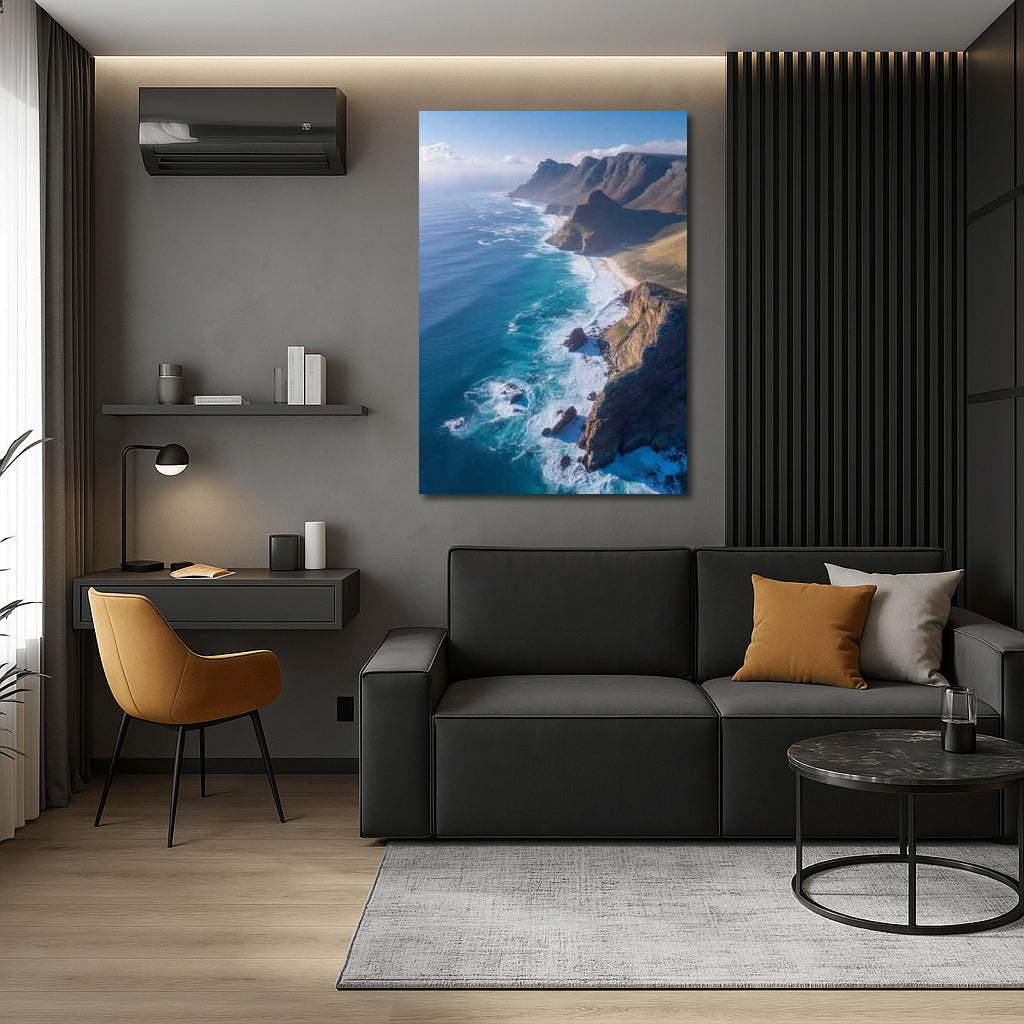 Harmony of Mountains and Ocean: Cape Town Panorama