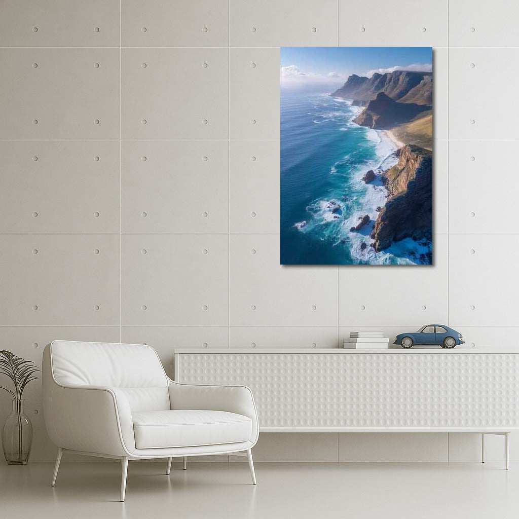 Harmony of Mountains and Ocean: Cape Town Panorama