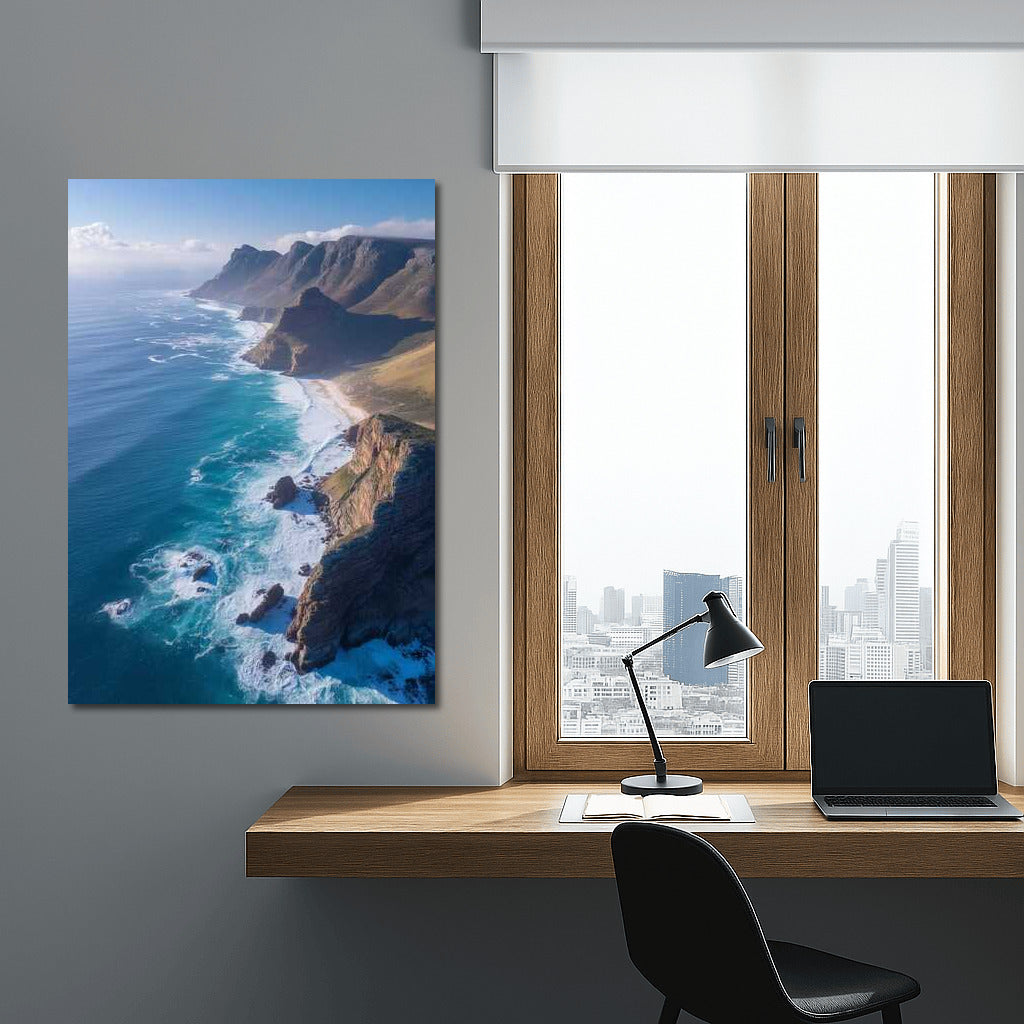 Harmony of Mountains and Ocean: Cape Town Panorama