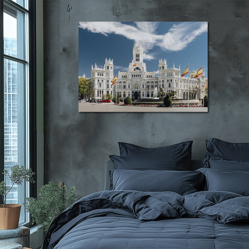 The Grandeur of Madrid: The City's Silhouette in the Spanish Sky