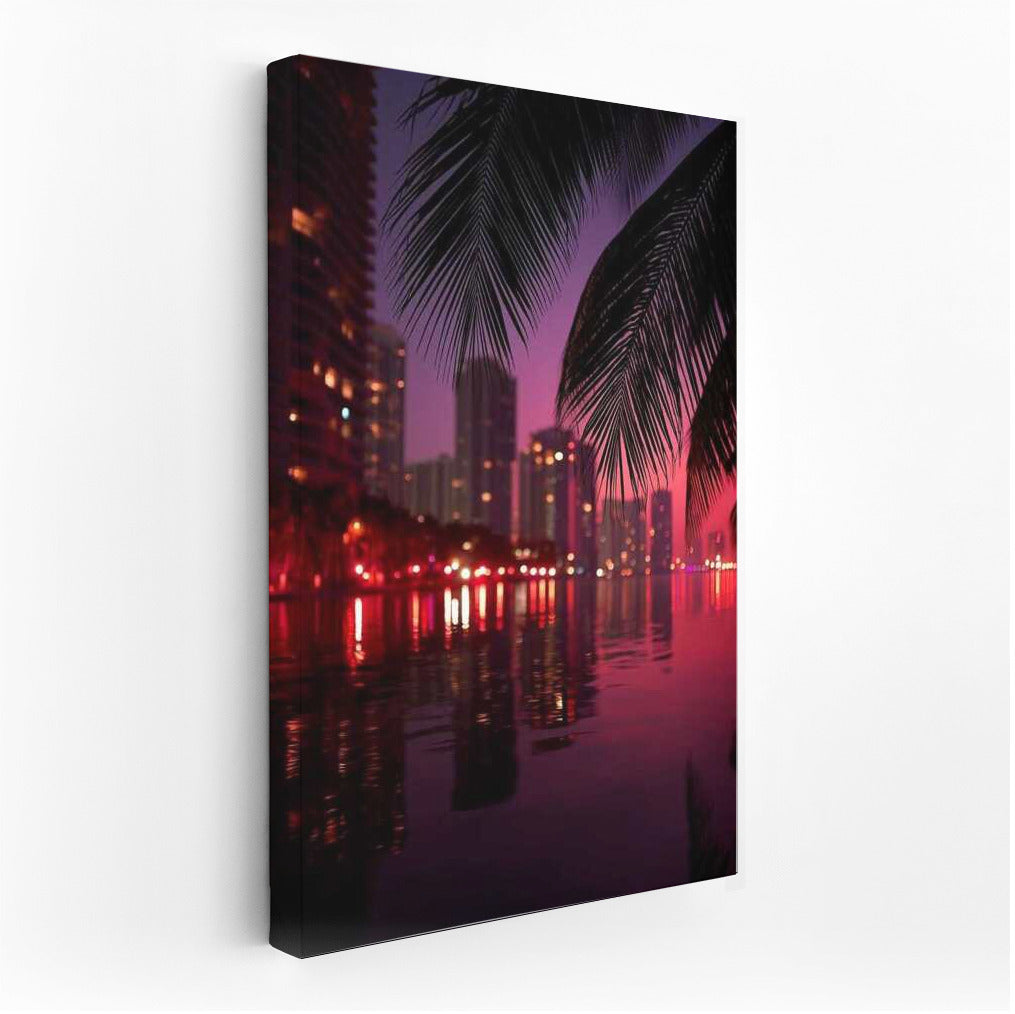 Sunset Charm: Miami Cityscape