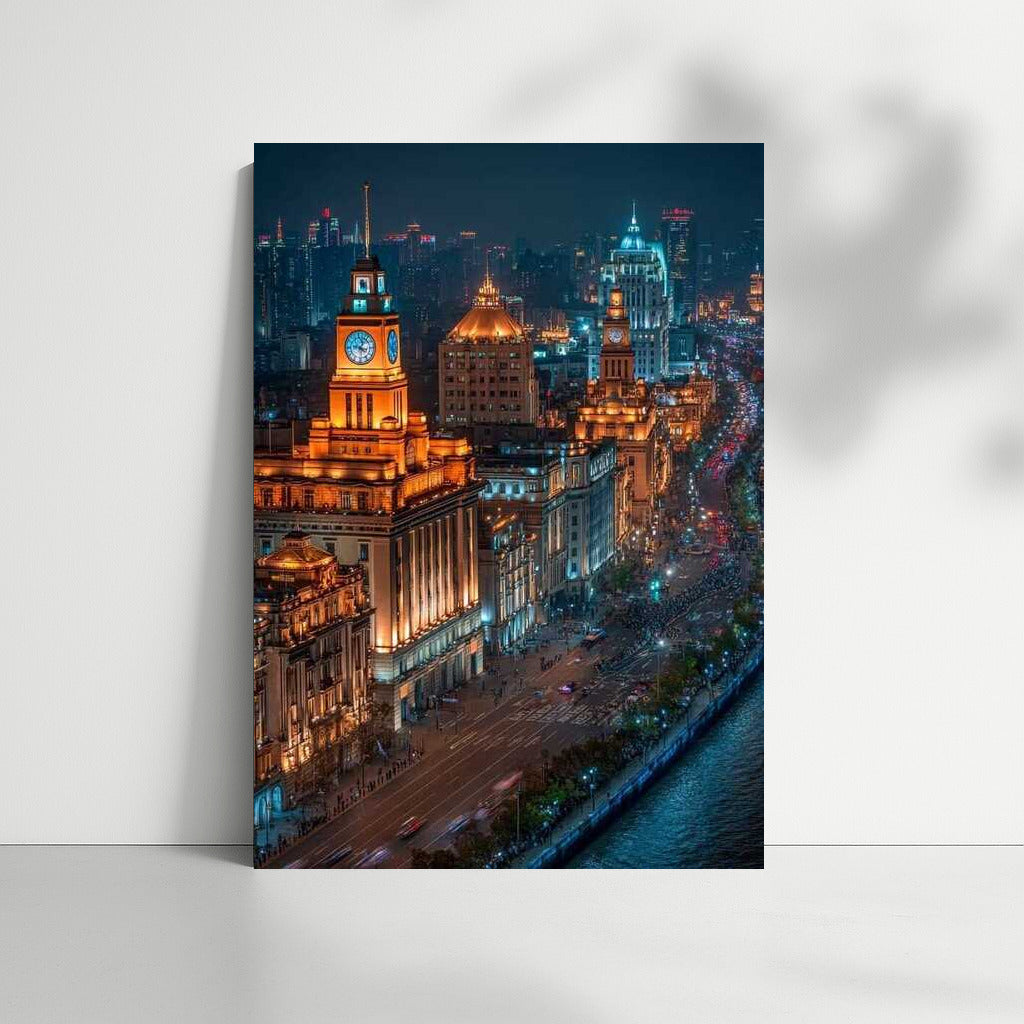 Night Lights of Shanghai: China's Cityscape