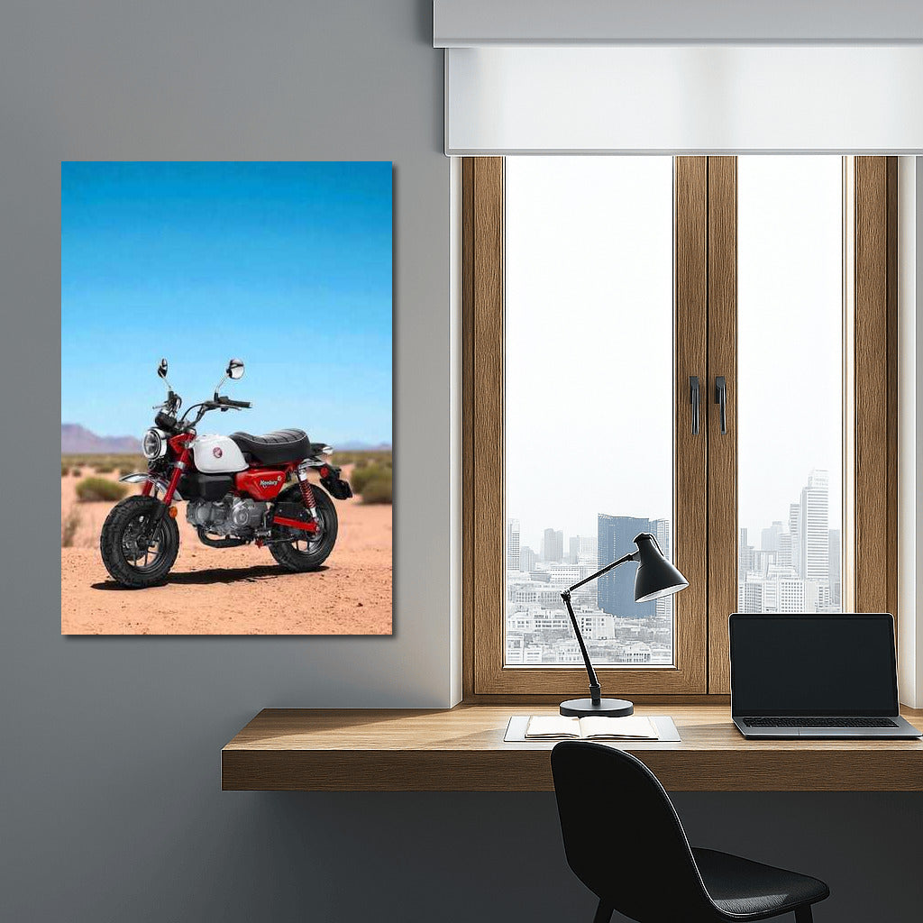 Speed and Freedom: Honda Monkey on the Desert Highway