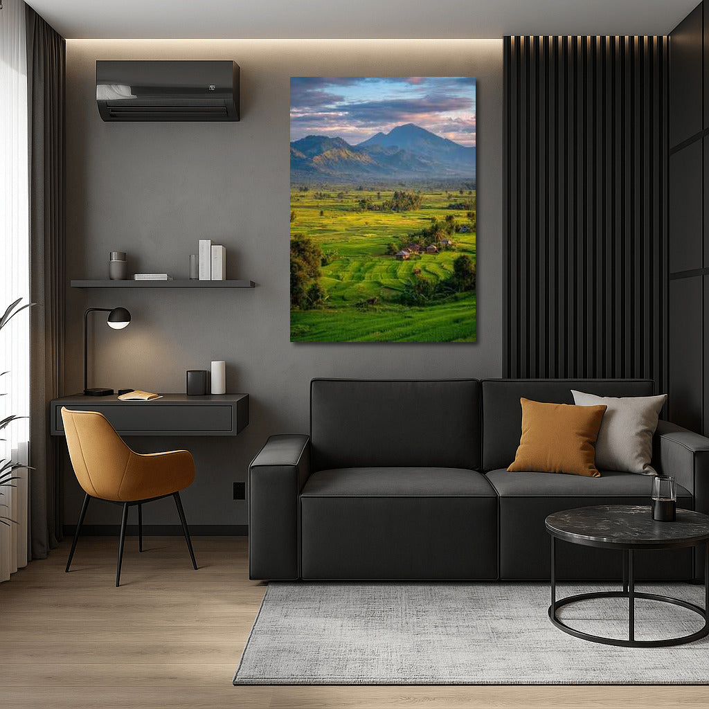 Green Symphony of Mountains and Valleys: Nature in Your Home