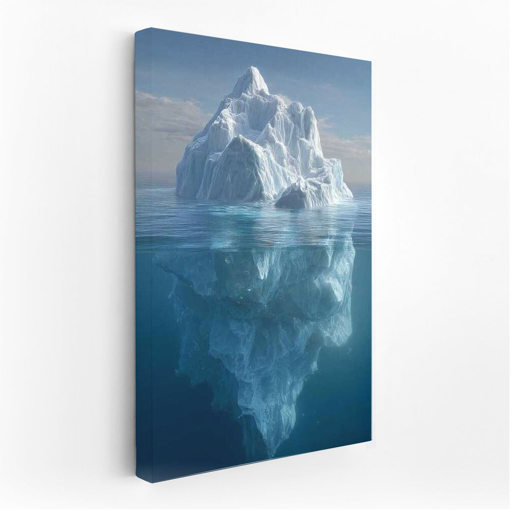 Iceberg Magic: Icy Landscapes and Reflections