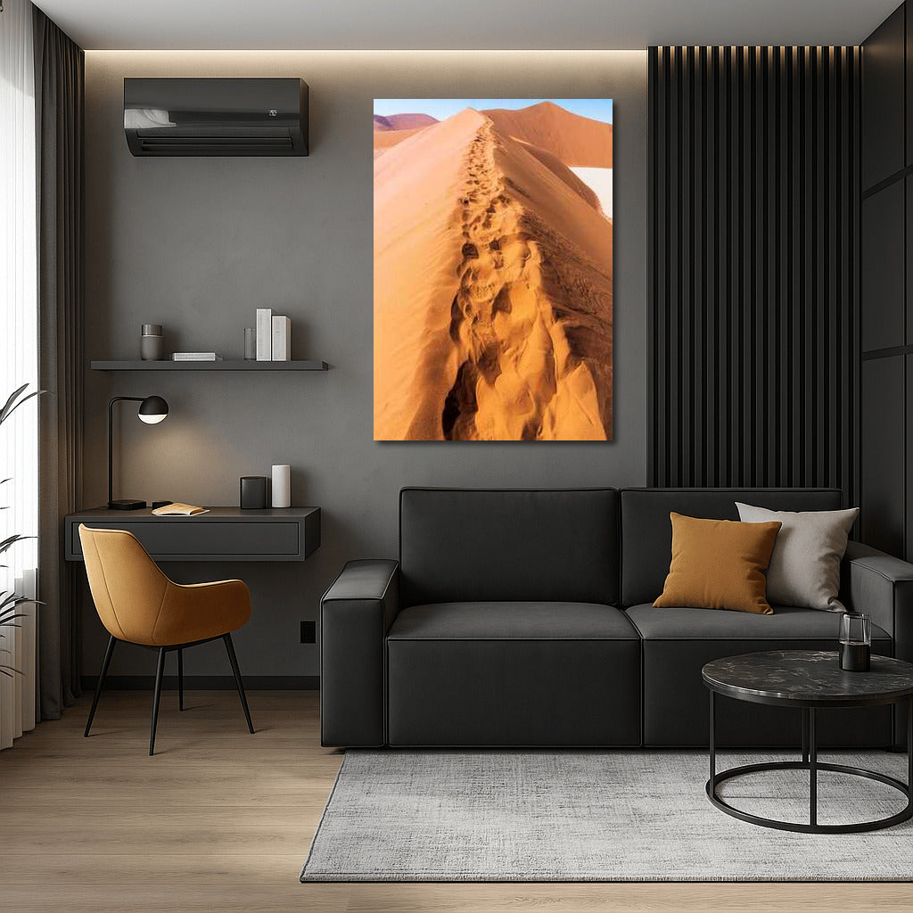 Sand Dune Trails: Nature Scenery and Desert Landscapes