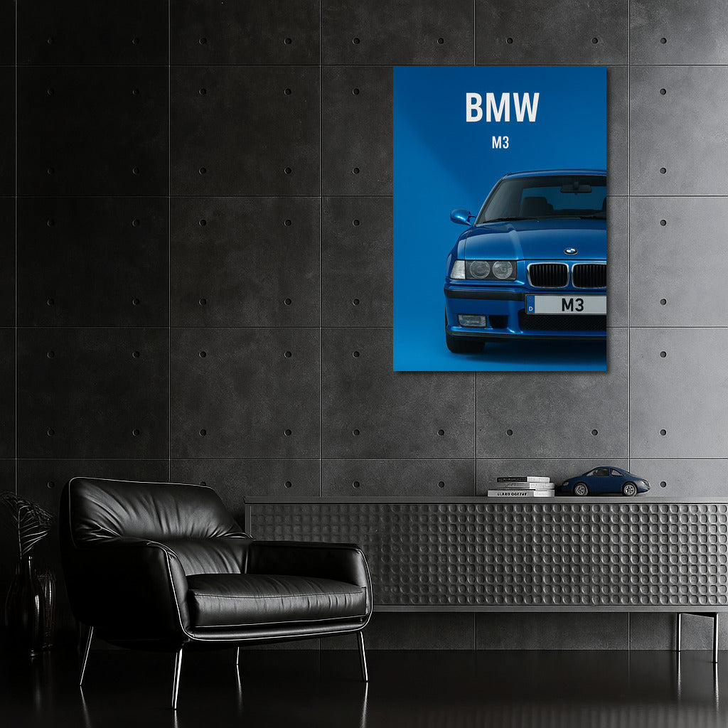 Legendary BMW M3 E36 in Blue: Speed and Elegance