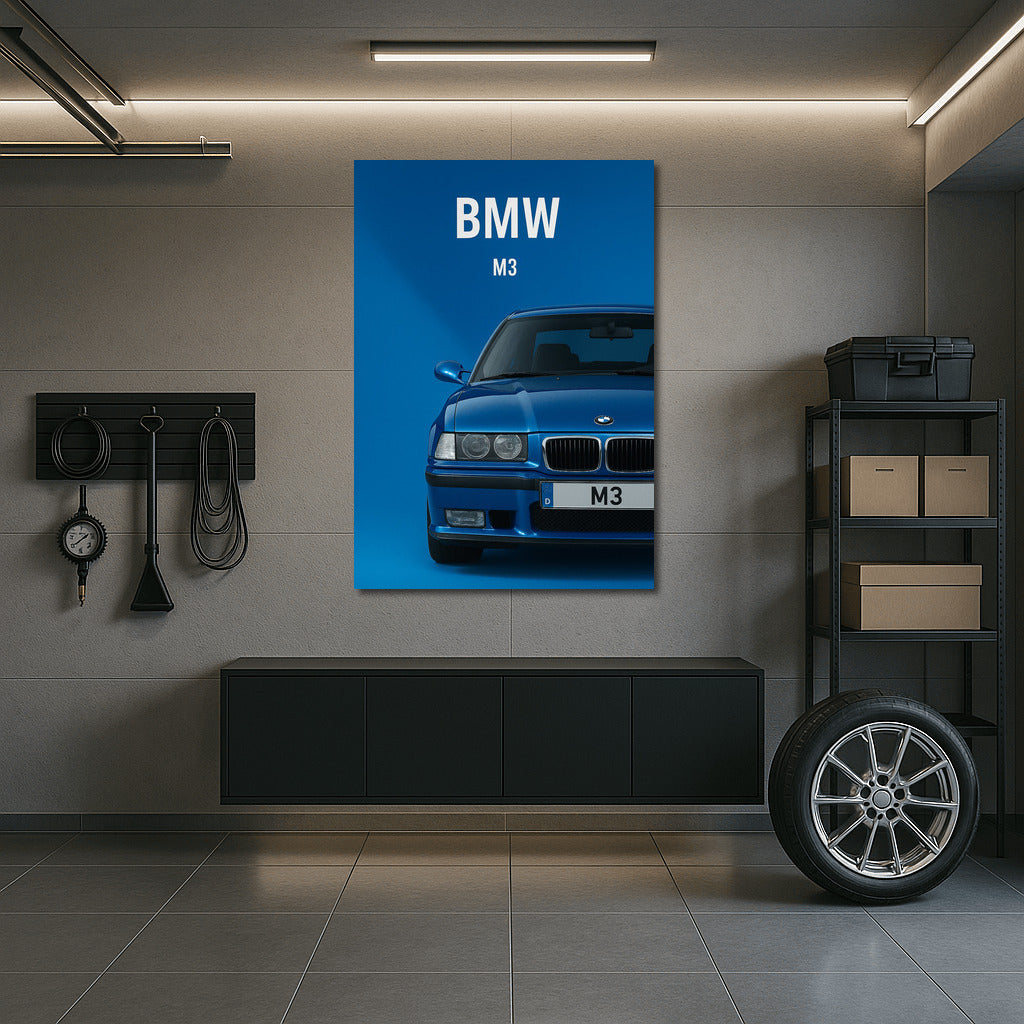 Legendary BMW M3 E36 in Blue: Speed and Elegance