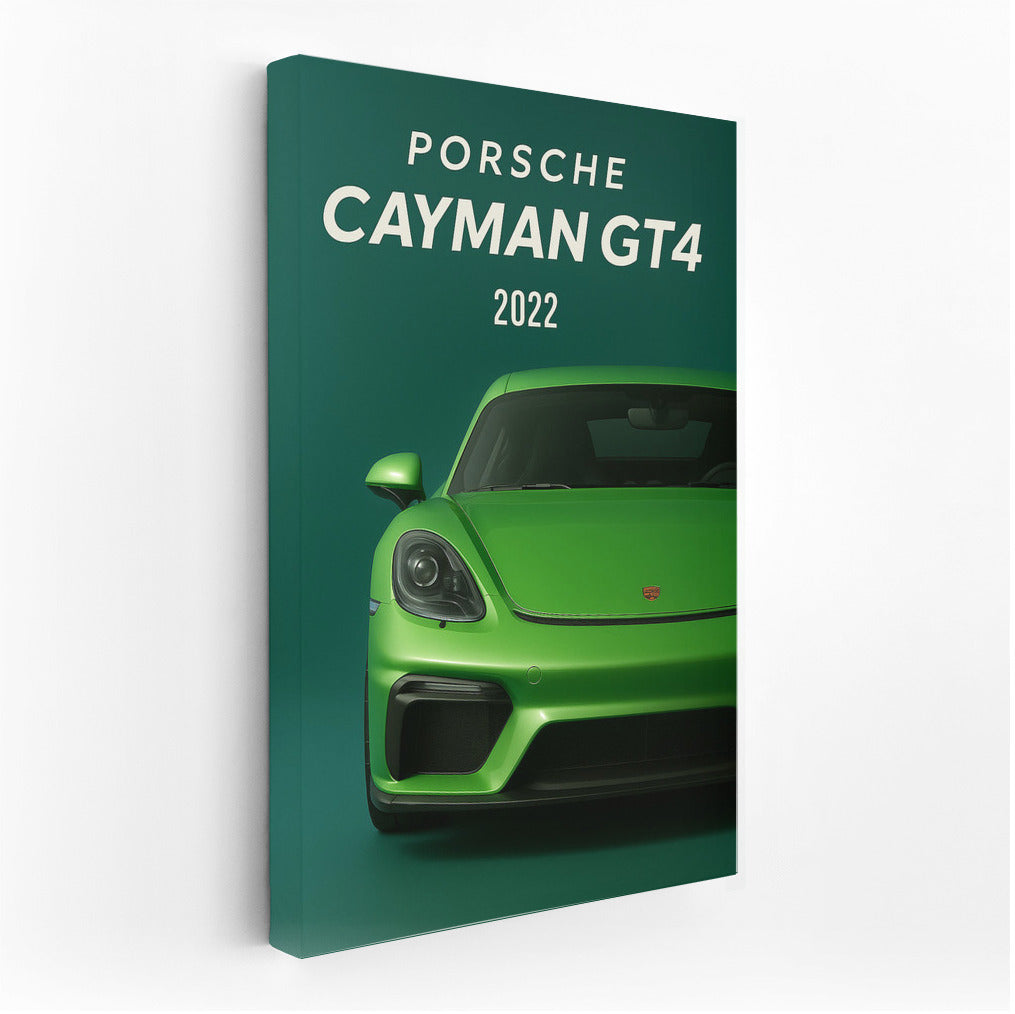 Energy of Speed: Porsche Cayman GT4 on Your Walls