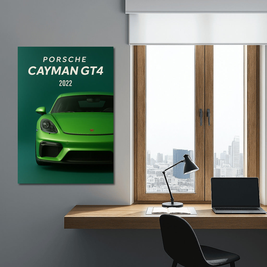 Energy of Speed: Porsche Cayman GT4 on Your Walls