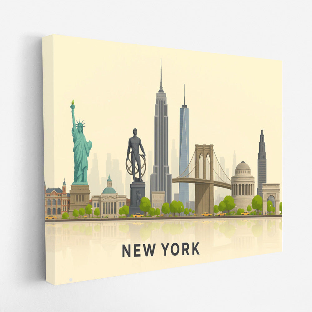 New York: The Grandeur of Skyscrapers and Freedom