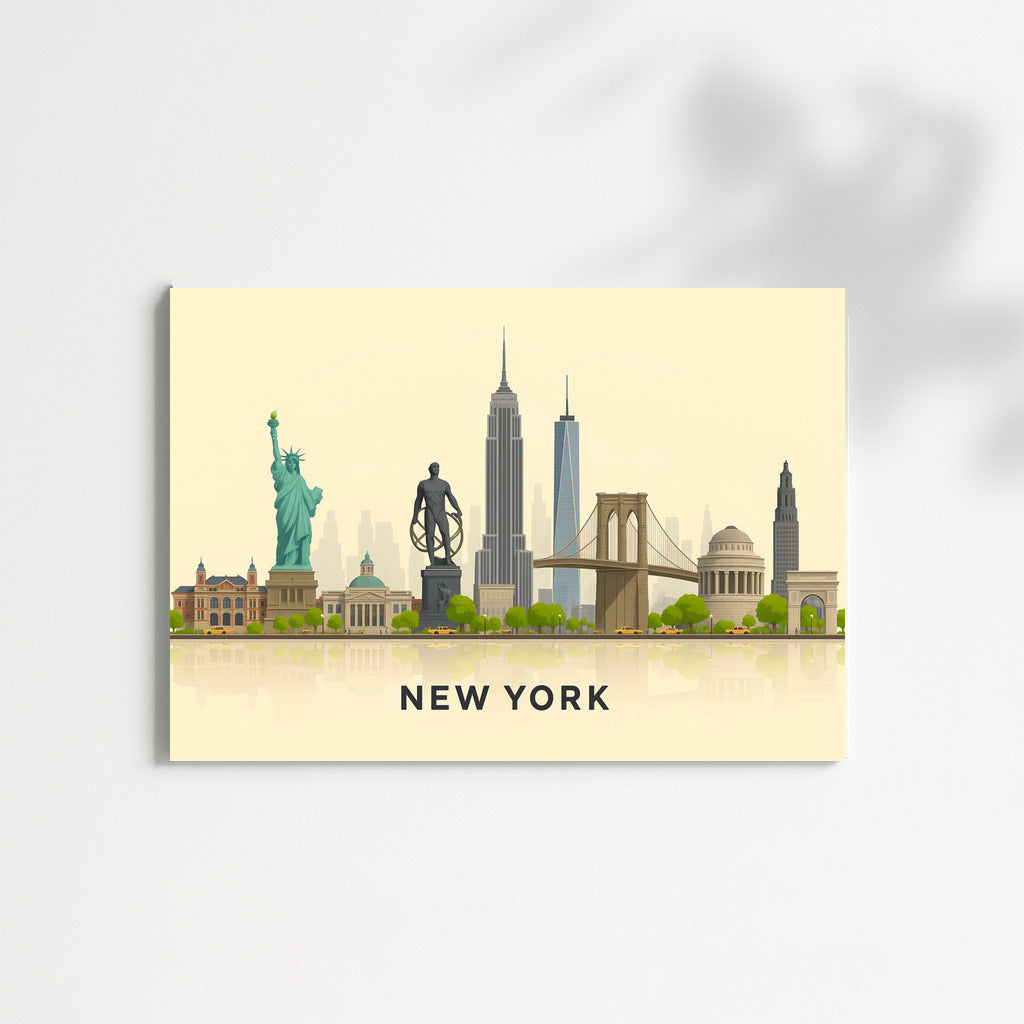 New York: The Grandeur of Skyscrapers and Freedom