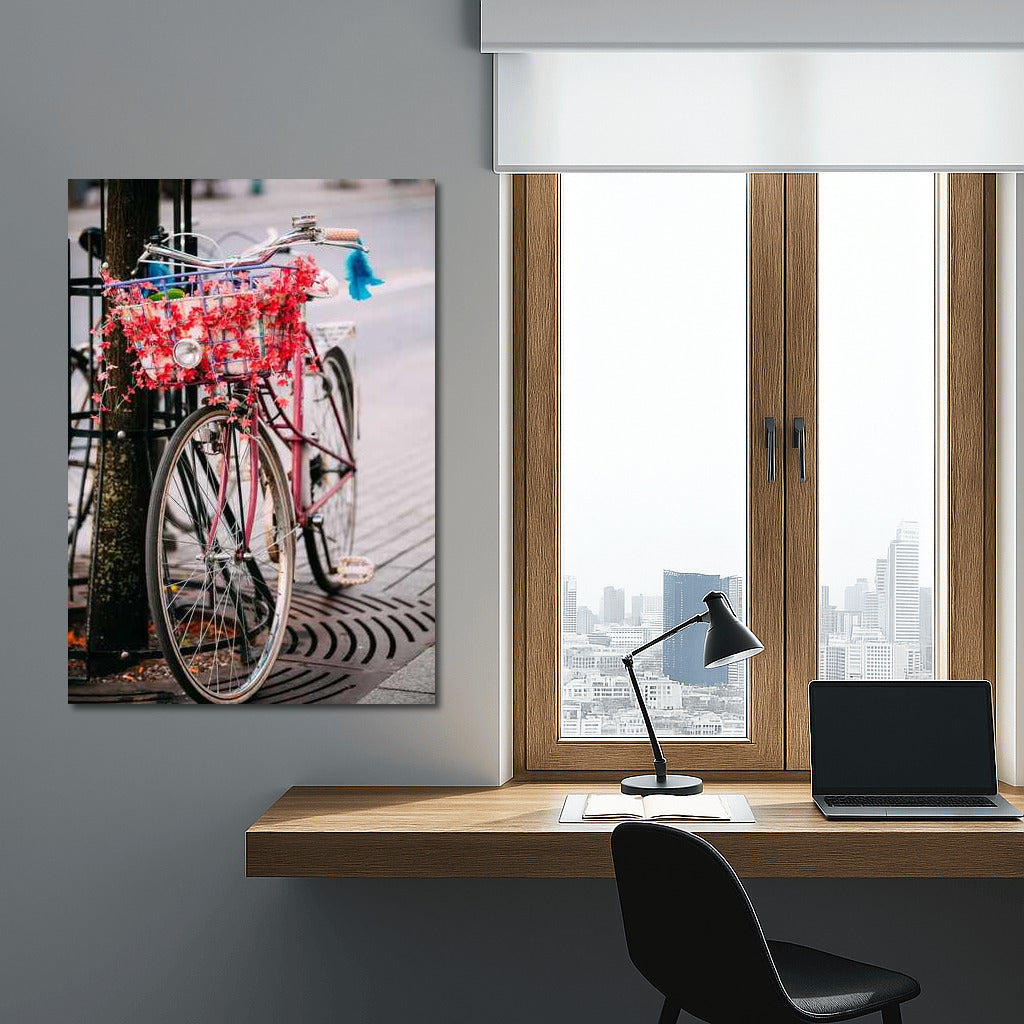 Spring Vintage: Floral Bicycle