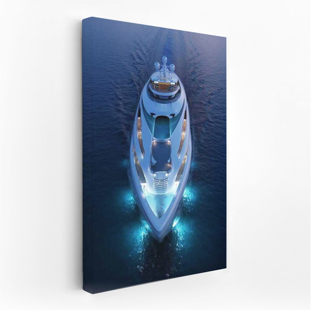 Shine of the Yacht: Elegant Transport on the Sea Surface