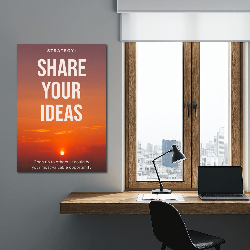 Sunset of Inspiration: Open Your Ideas to the World
