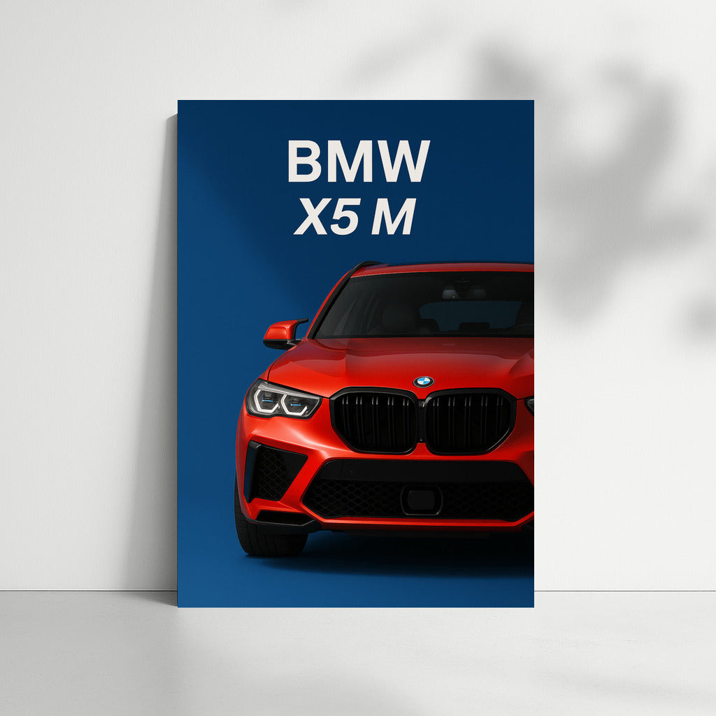 Dynamics and style: BMW X5 M F95 in motion