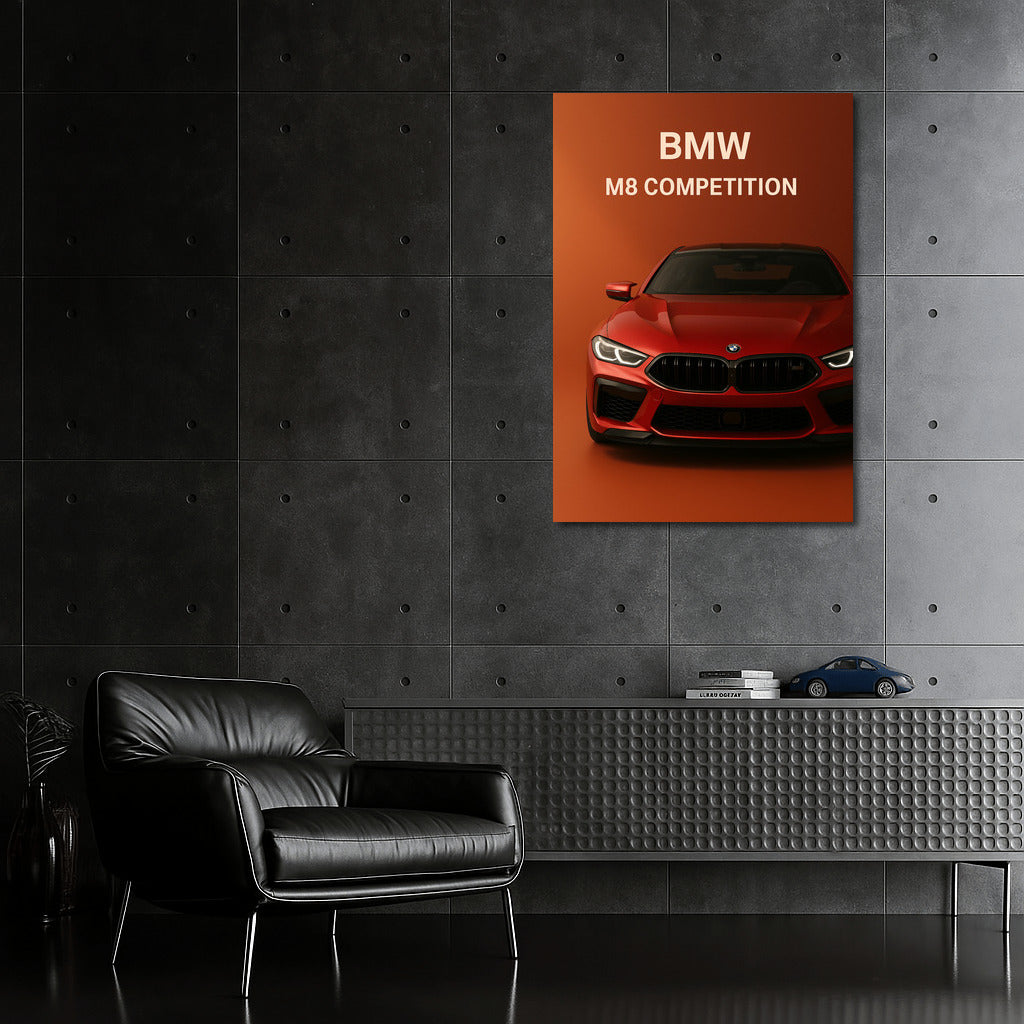 BMW M8 Competition: Dynamics and Power on Your Wall