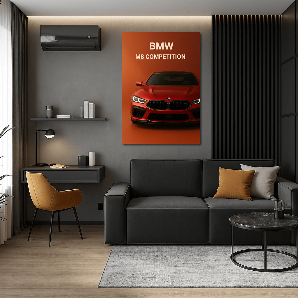 BMW M8 Competition: Dynamics and Power on Your Wall