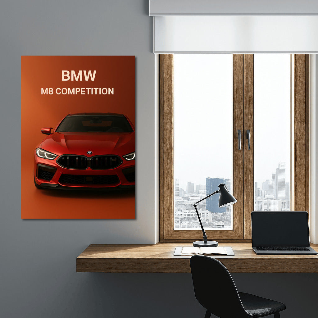 BMW M8 Competition: Dynamics and Power on Your Wall