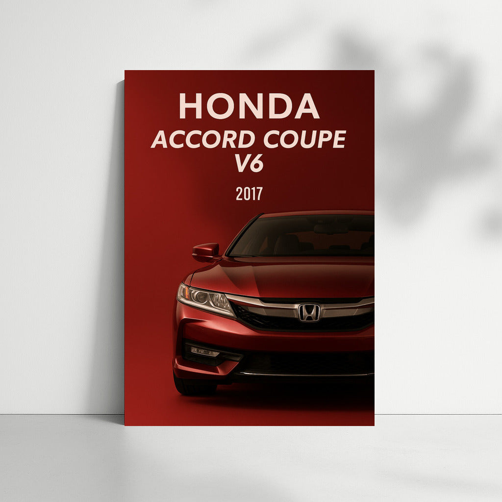 Honda Accord Coupe V6 2017: Dynamics and Power on Your Wall