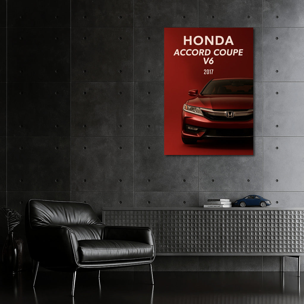 Honda Accord Coupe V6 2017: Dynamics and Power on Your Wall