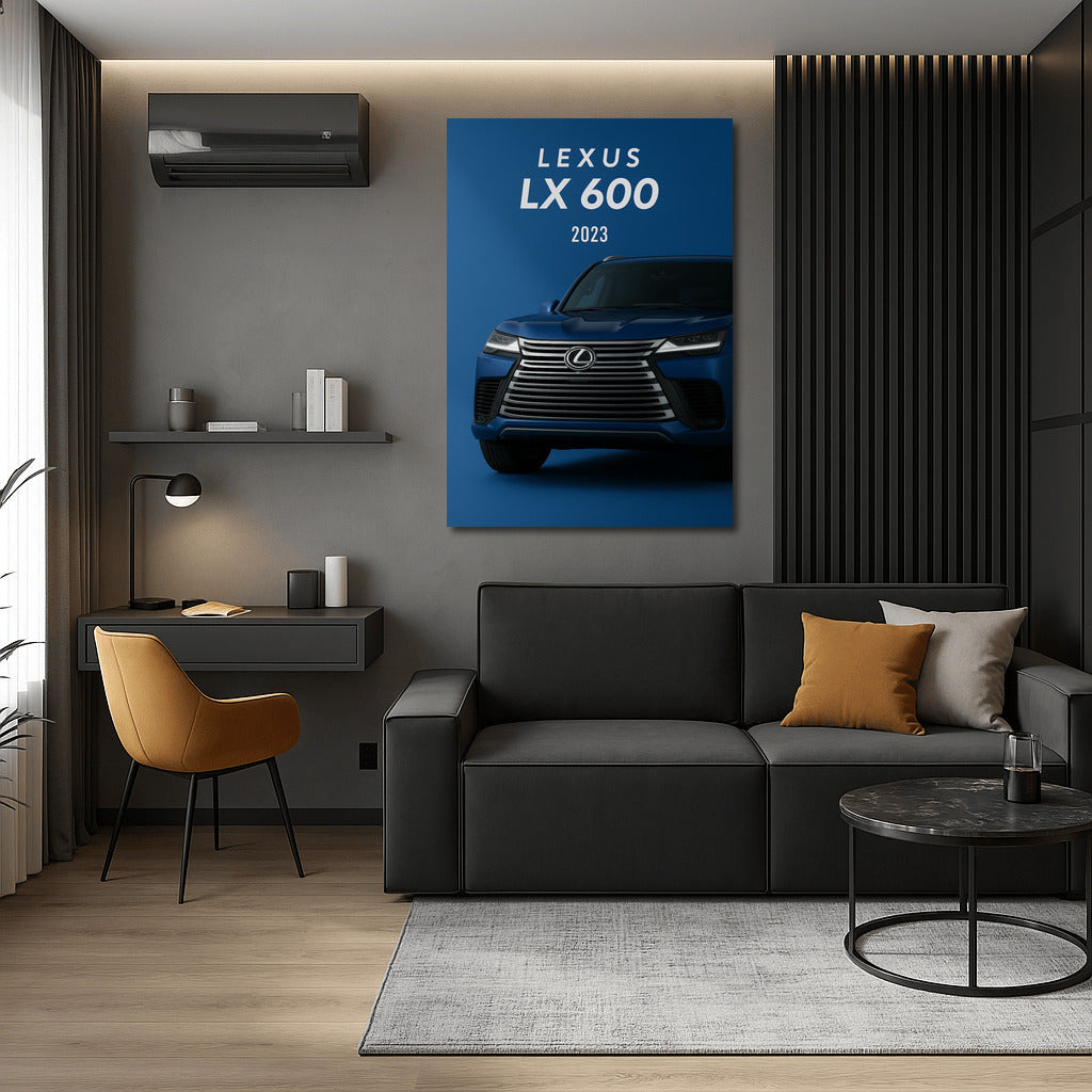 Lexus LX600: Luxury and Speed on Your Wall