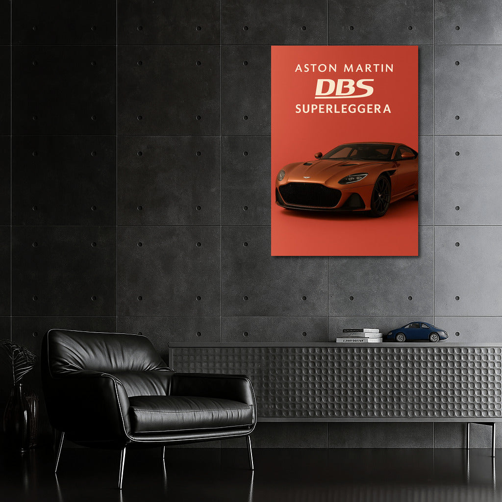 Aston Martin DBS Superleggera: Elegance and Power on Your Wall