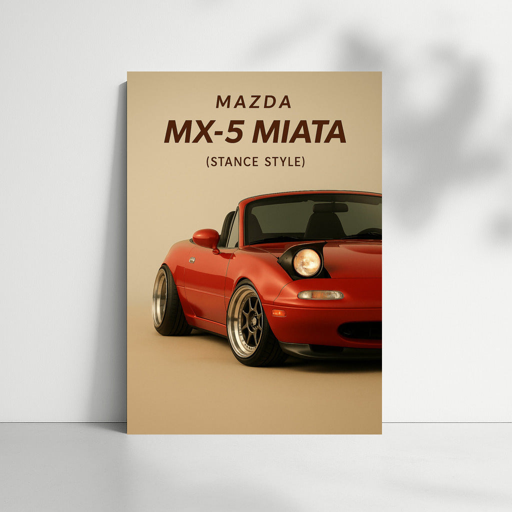 Speed Inspiration: Mazda MX-5 Miata NA in Stance Style